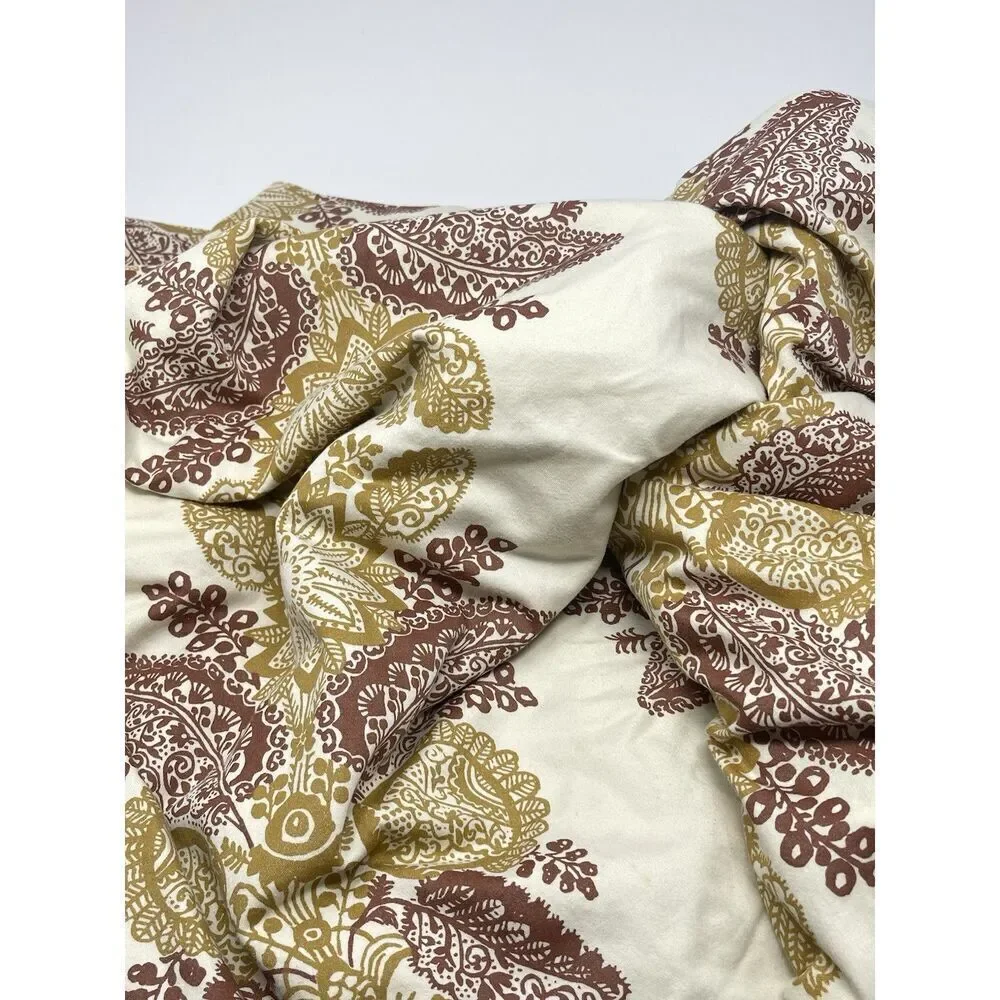 MARIMEKKO TAMBURIINI 60x120” Tablecloth Ivory Crate&Barrel Holiday Thanksgiving